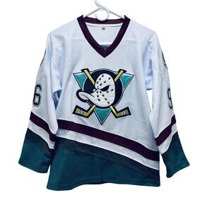 Vintage Mens Anaheim Ducks Conway #96 Hockey Jersey Size Small
